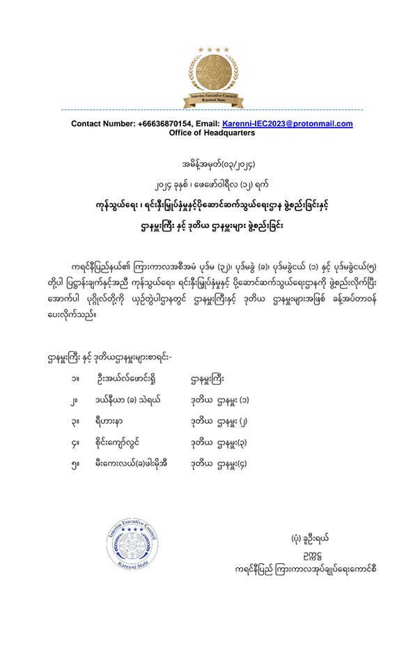 Karenni Trade Investment Department